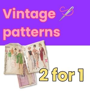 Vintage Women's Sewing Pattern Set